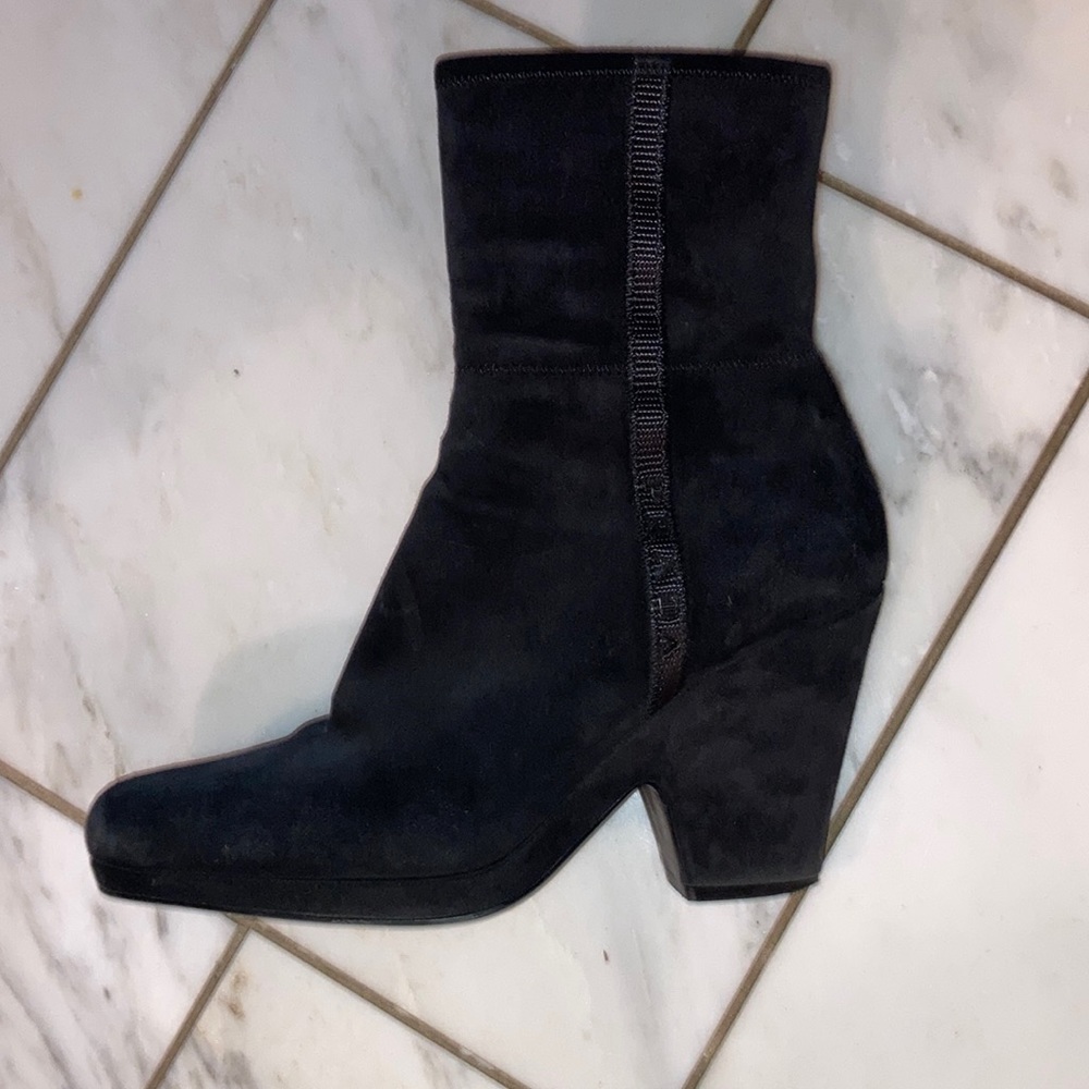 Prada suede boots